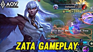 AOV : ZATA GAMEPLAY | IN MID LANE - ARENA OF VALOR LIÊNQUÂNMOBILE ROV