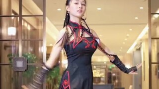 黑色旗袍热舞