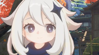 Pelukan ringan Paimon~