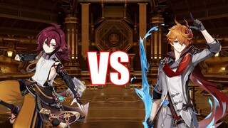 Genshin Impact (2.8) - Heizou vs Tartaglia Weekly Boss God Builds