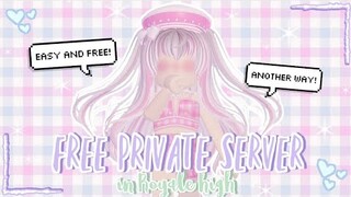 How to get a Free Private server in Royale High! (ANOTHER WAY~✨)