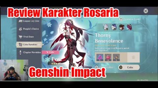 Review Karakter Rosaria Genshin Impact