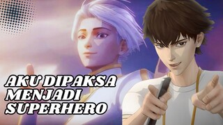 niat mau bunuh diri malah di tangkap dan di paksa menjadi superhero yang sempurna ☠️