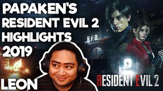 PAPAKEN'S RE2 MEDYO FUNNY MOMENTS 2019 | LEON