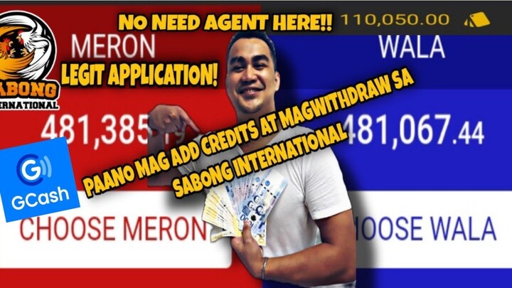 FULL TUTORIAL|PAANO MAGCASH IN AT MAGWITHDRAW SA SABONG INTERNATIONAL|TRICKS SA SABONG INTERNATIONAL