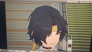 给悠真做了mmd但奈何电脑不能导出😭