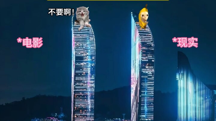 电影中坠楼VS现实中坠楼