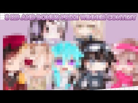 3rd and Bonus Prize Winner Contest