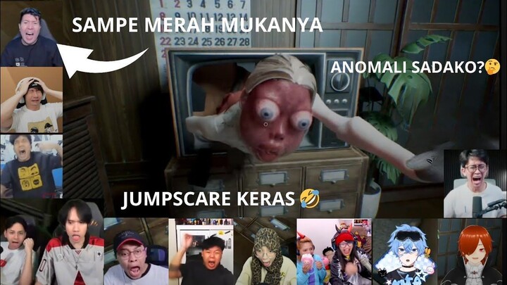 BUSET LEBIH SERAM DARI SADAKO🤣🤣 | REAKSI YOUTUBER DI JUMPSCARE ANOMALI SADAKO | WHO'S AT THE DOOR