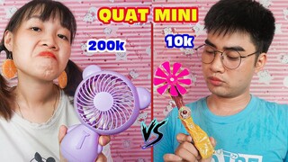 QUẠT TỰ CHẾ 10K VÀ QUẠT 200K CAO CẤP - ĐỒ CHƠI CON NHÀ NGHÈO KHÁC CON NHÀ GIÀU NHƯ THẾ NÀO ? HÀ SAM