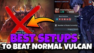 TOP WAYS TO BEAT VULCAN NORMAL FOR ALL PLAYERS! [Solo Leveling: Arise]