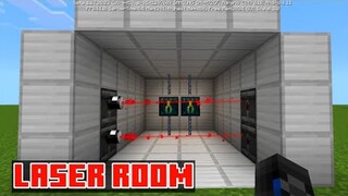 Minecraft Security Laser using Command Blocks