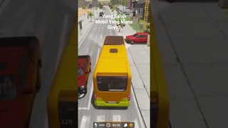 Kejadian Tidak Terduga, Ada Aja Di Bus Simulator Indonesia#games #tiktok #bus #car #shorts #funny