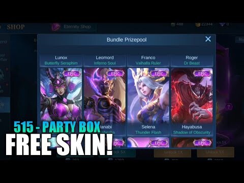 PARTY BOX FOR EVERYONE! MAY 2021 - MOBILE LEGENDS BANG BANG