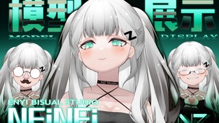 【Live2D模型展示】好抽象。。不是，好可爱的表情~看板娘出生！