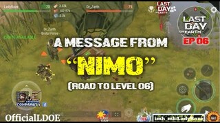 NIMO'S MESSAGE TO ALL/ROAD TO LEVEL 06/SECTOR 07- LDOE