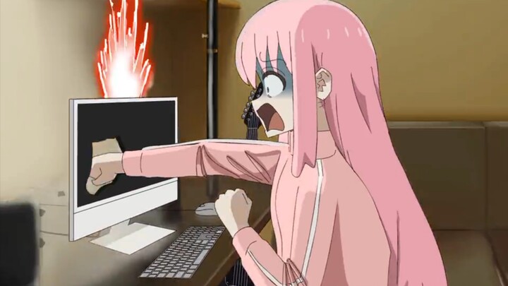 When Pochi saw his abstract second creation...