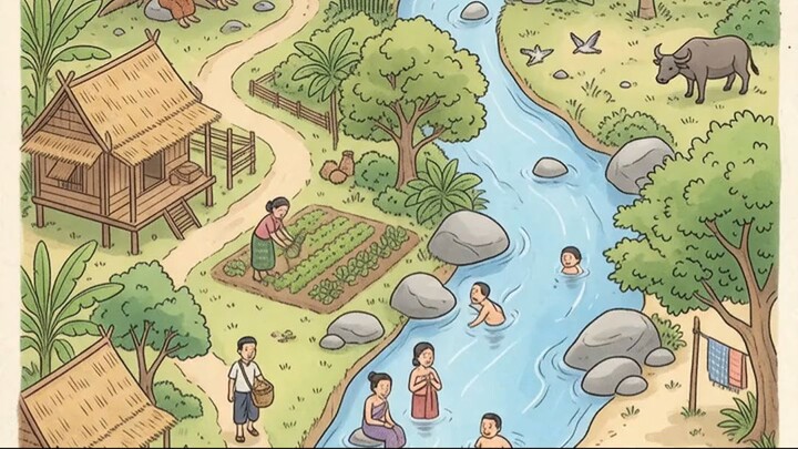 Thai Village Life