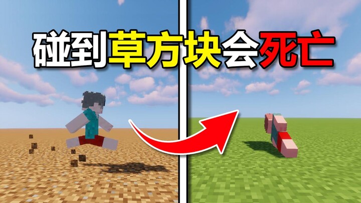 Minecraft: Nếu chạm vào khối cỏ là chết thì làm sao để sống sót?!