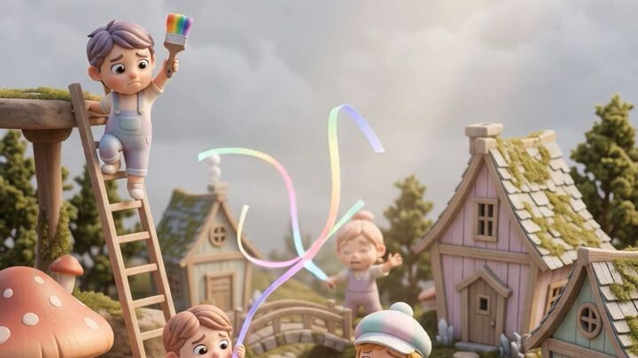 🌈 A Giant Hand Brings the Rainbow Back! 🦾✨ | Magical Mini Rescue
