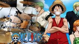 Bon Voyage! - Bon-Bon Blanco 【One Piece OP 4 Full】『Drum Cover』