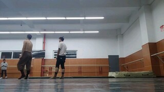 舞蹈生板腰云里