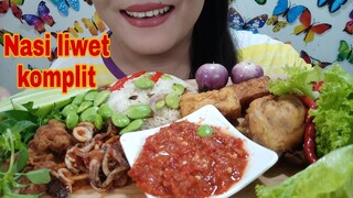 ASMR LIWETAN KOMPLIT COLLAB WITH helen asmr | ASMR MUKBANG INDONESIA | EATING SOUNDS