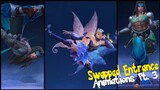 ML HEROES SWAPPED ENTRANCE | FUNNY ENTRANCE PART 3 | CURSED SWAPPED ANIMATIONS | MOBILE LEGENDS WTF