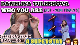 DANELIYA TULESHOVA - WHO YOU ARE || AGT SEMI-FINALS 2 || REACTION
