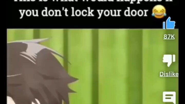 Always remember to lock your door 😂😂😂||©️tto