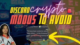 Discord "NFT/Crypto Modus" To Avoid - How to Stay Safer in Discord