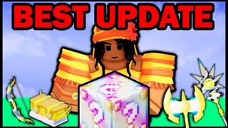 BEST LUCKY BLOCKS UPDATE... (Roblox Bedwars)