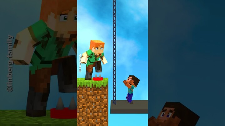 Can Alex and Steve resist the temptations of life and family love- Minecraft Animation