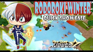 RODOROKI WINTER (TODOROKI) QUICK SHOWCASE - ALL STAR TOWER DEFENSE