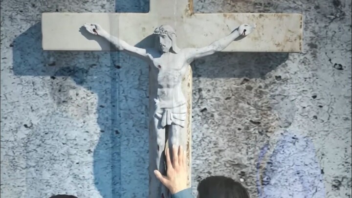 Crying Jesus Statue