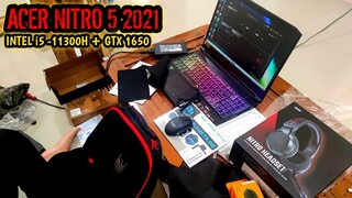 ACER NITRO 5 AN515-56 2021 || UNBOXING AND HANDS ON