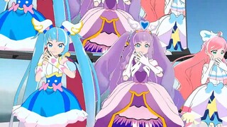 【mmdプリキュア】キュアマジェスティ＆キュアスカイ＆キュアプリズムで年下の男の子 ‐ Clipchampで作成