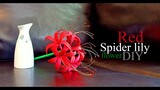 CÁCH LÀM HOA BỈ NGẠN TỪ CHỈ MÀU VÀ DÂY KẼM - HOW TO MAKE RED THREAD & ZINC WIRE SPIDER LILY FLOWER