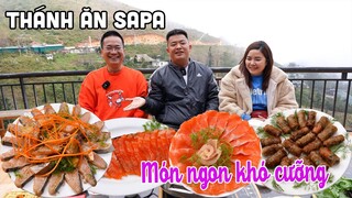 ĐI CHỢ "VŨ KHÍ" CÙNG SAPA TV THƯỞNG THỨC ĐẶC SẢN SAPA GIỮA BIỂN MÂY