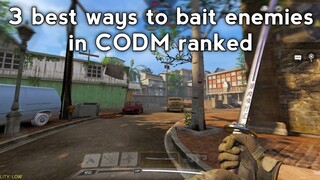 3 best ways to bait enemies in CODM ranked