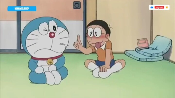 Nobita godain doraemon buat dapatin perment azaib
