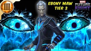EBONY MAW new uniform & Tier 3 FIRST IMPRESSIONS! - Marvel Future Fight