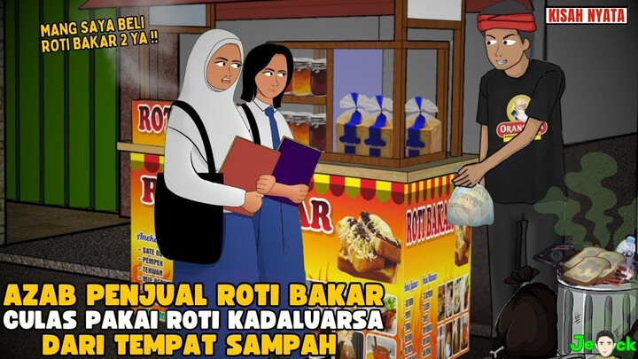 AZAB PENJUAL ROTI BAKAR CULAS PAKAI ROTI KADALUARSA DARI TEMPAT SAMPAH  SINE