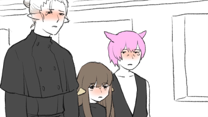 [Tulisan Tangan Tim Keluarga dan Teman FF14] Teman dan kerabat mabuk dan sebenarnya...