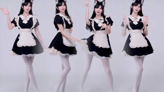 《bboom bboom》góc máy cố định màn hình dọc, cô hầu gái mèo nhỏ dẫn chủ nhân đi nhảy disco♥