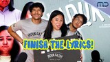 Marshanda, Dimas, dan Andri Terburu-buru?! | Finish The Lyric Challenge (OST. Induk Gajah)