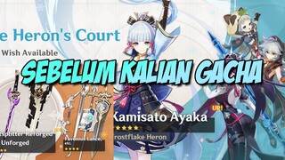 Banner Ayaka Rerun, Ini Review Wuatauw - Genshin Impact Indonesia