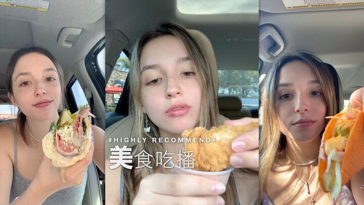 Simply enjoying some American fast food