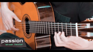 Playing "Passion" on the streets of Kashgar, enjoying the guitar solo