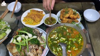 Ngất ngây riêu cá cơm mẹ nấu !!!!